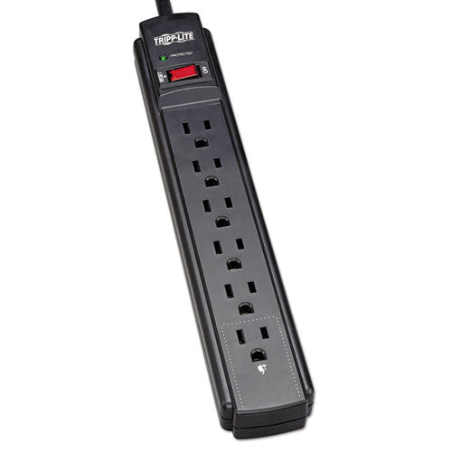 ESTRPTLP606B - Tlp606b Surge Suppressor, 6 Outlets, 6 Ft Cord, 790 Joules, Black