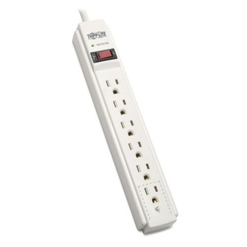 ESTRPTLP606 - Tlp606 Surge Suppressor, 6 Outlets, 6 Ft Cord, 790 Joules, Light Gray