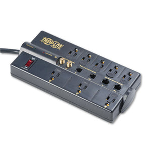 ESTRPTLP810NET - Tlp810net Surge Suppressor, 8 Outlets, 10 Ft Cord, 3240 Joules, Black