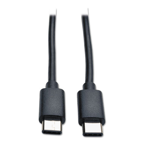ESTRPU040006C - USB 2.0 GOLD CABLE, USB TYPE-C MALE, 6 FT, BLACK