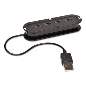 ESTRPU222004R - U222-004-R 4-Port Usb 2.0 Ultra-Mini Hub, Black