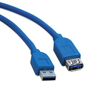 ESTRPU324010 - Usb 3.0 Extension Cable, 10 Ft, Blue