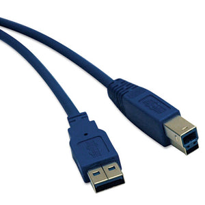 Usb 3.0 Superspeed Device Cable (a To Micro-b M-m), 1 Ft., Black