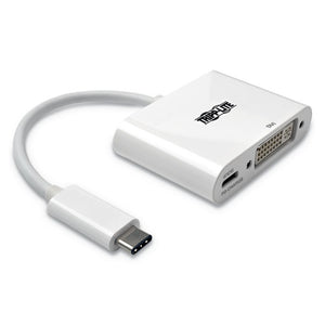 ESTRPU44406NDC - USB 3.0 SUPERSPEED CABLE, USB-C-DVI-I, 3", WHITE
