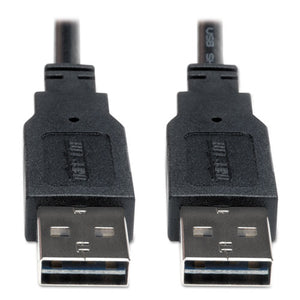 ESTRPUR020006 - Reversible Usb 2.0 Cable, Reversible A To Reversible A M-m, 6 Ft