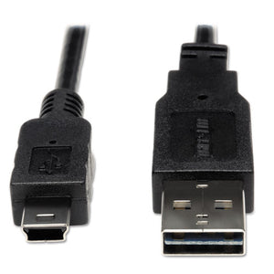 ESTRPUR030006 - Reversible Usb 2.0 Cable, Reversible A To 5-Pin Mini-B M-m, 6 Ft