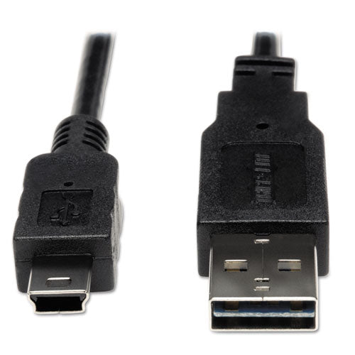 ESTRPUR030006 - Reversible Usb 2.0 Cable, Reversible A To 5-Pin Mini-B M-m, 6 Ft