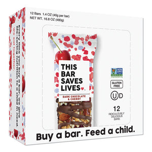 Snackbars, Dark Chocolate And Cherry, 1.4 Oz, 12-box