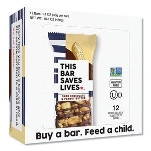 Snackbars, Dark Chocolate And Peanut Butter, 1.4 Oz, 12-box