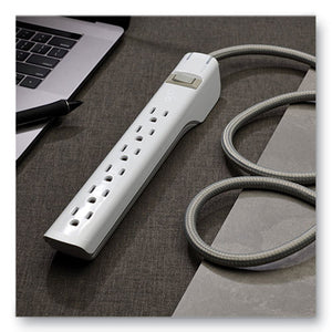 Habitat 6-outlet Surge Protector, 6 Ft Cord, Tungsten