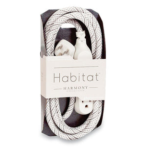 Habitat Accent Collection Braided Ac Extension Cord, 8 Ft, 13 A, French Gray