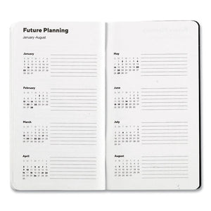 Appointment Planner, Weekly-monthly, 6 X 3, Black Pajco Cover, 2022