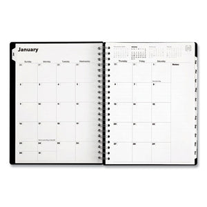 Daily Appointment Book, 11 X 8, Black Poly Cover, 2022