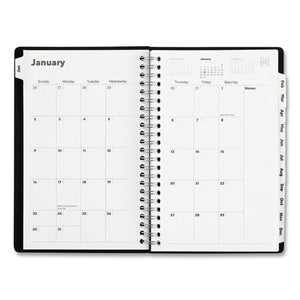 Weekly-monthly Planner, 8 X 5, Black Poly Cover, 2022