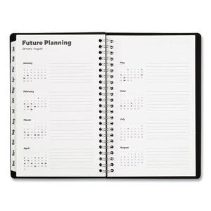 Weekly-monthly Planner, 8 X 5, Black Poly Cover, 2022