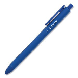 Quick Dry Gel Pen, Stick, Fine 0.5 Mm, Blue Ink, Blue Barrel, 24-pack