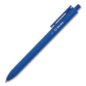 Quick Dry Gel Pen, Stick, Fine 0.5 Mm, Blue Ink, Blue Barrel, 24-pack