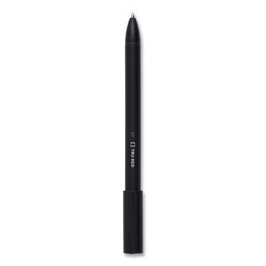 Quick Dry Gel Pen, Stick, Medium 0.7 Mm, Black Ink, Black Barrel, 24-pack