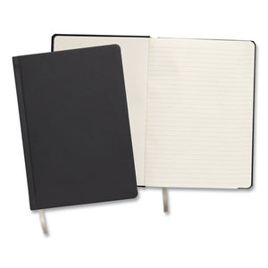 Hardcover Business Journal, Narrow Rule, Black Cover, 8 X 5.5, 96 Sheets