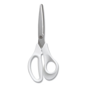 Stainless Steel Scissors, 8" Long, 3.58" Cut Length, Assorted Straight Handles, 2-pack