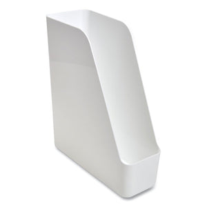 Plastic Magazine File, 4.28 X 10.47 X 11.7, White, 2-pack