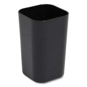 Plastic Pencil Cup, 2.61 X 2.61 X 4.3, White