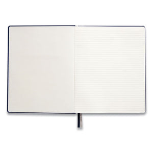 Hardcover Business Journal, Narrow Rule, Blue Cover, 10 X 8, 96 Sheets