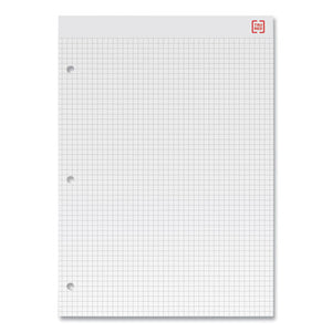 Notepads, Quadrille Rule, White Sheets, 8.5 X 11.75, 50 Sheets, 12-pack