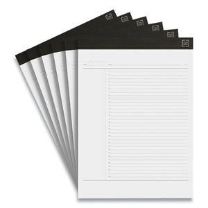 Notepads, Project Planner Format Ruled, White Sheets, 8.5 X 11.75, 50 Sheets, 6-pack