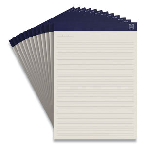 Notepads, Narrow Rule, Ivory Sheets, 8.5 X 11.75, 50 Sheets, 12-pack