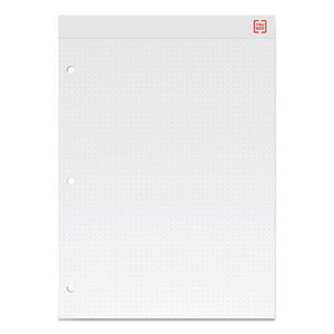 Notepads, Dotted Rule, White Sheets, 8.5 X 11.75, 50 Sheets, 12-pack