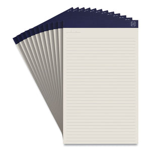 Notepads, Wide-legal Rule, Ivory Sheets, 8.5 X 14, 50 Sheets, 12-pack