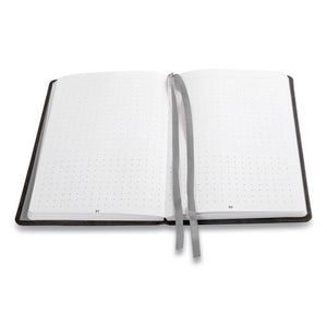 Medium Explore Journal, Dotted Rule, Black Cover, 5 X 8, 192 Sheets