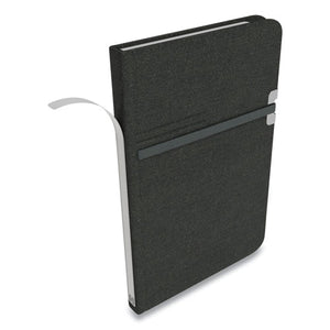 Medium Mastery Journal, Narrow Rule, Black Cover, 5 X 8, 192 Sheets