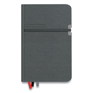 Medium Mastery Journal, Narrow Rule, Charcoal Cover, 5 X 8, 192 Sheets