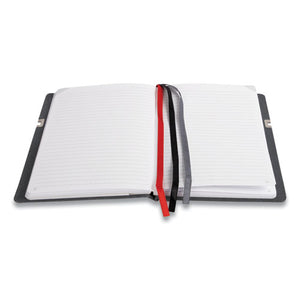 Large Mastery With Pocket Journal, Narrow Rule, Charcoal-red Cover, 8 X 10, 192 Sheets