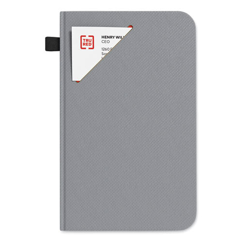 Medium Starter Journal, Narrow Rule, Gray Cover, 5 X 8, 192 Sheets