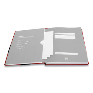 Large Starter Journal, Narrow Rule, Red Cover, 8 X 10, 192 Sheets