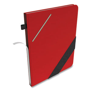 Large Starter Journal, Narrow Rule, Red Cover, 8 X 10, 192 Sheets