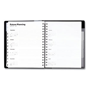 Weekly-monthly Planner, 9 X 7, Black Poly Cover, 2021-2022