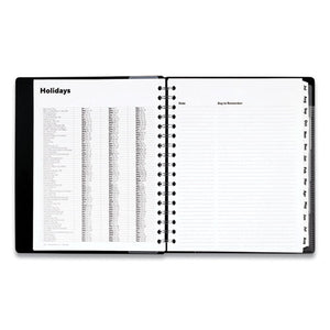 Weekly-monthly Planner, 9 X 7, Black Poly Cover, 2021-2022