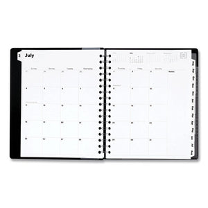 Weekly-monthly Planner, 9 X 7, Black Poly Cover, 2021-2022