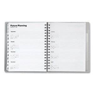 Weekly-monthly Planner, 9 X 7, Gray Poly Cover, 2021-2022