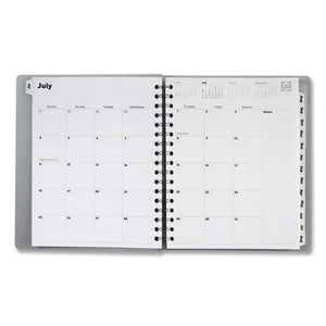 Weekly-monthly Planner, 9 X 7, Gray Poly Cover, 2021-2022