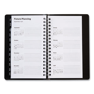 Weekly-monthly Planner, 6 X 3, Black Pajco Cover, 2021-2022