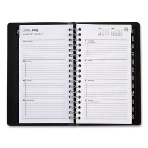 Weekly-monthly Planner, 6 X 3, Black Pajco Cover, 2021-2022