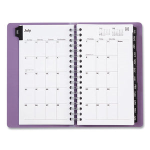 Weekly-monthly Planner, 6 X 3, Purple Pajco Cover, 2021-2022