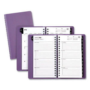 Weekly-monthly Planner, 6 X 3, Purple Pajco Cover, 2021-2022