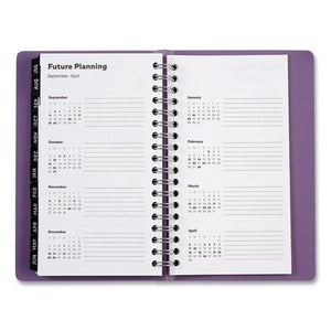 Weekly-monthly Planner, 6 X 3, Purple Pajco Cover, 2021-2022