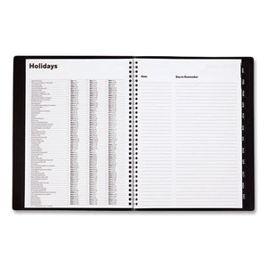 Monthly Planner, 11 X 8, Black Pajco Cover, 2022